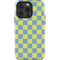 Neon Checkered iPhone 15 Pro Impact Case